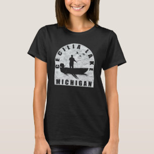 Cecilia Lake Fishing Michigan T-Shirt