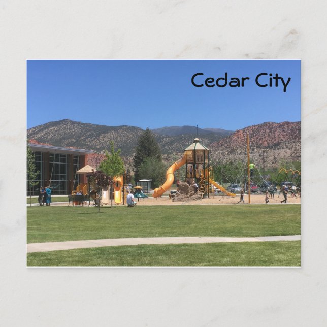 Cedar City Postcard (Front)