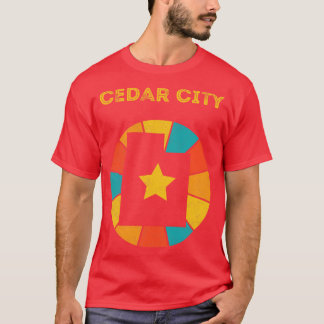Cedar City Utah Vintage Distressed Souvenir 1 T-Shirt