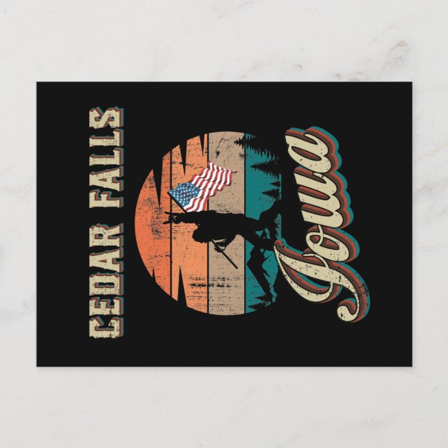 Cedar Falls Iowa Postcard (Front)