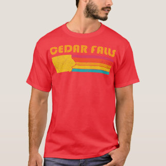 Cedar Falls Iowa Vintage Distressed Souvenir T-Shirt