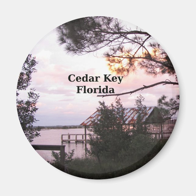 Cedar Key Florida Magnet (Front)