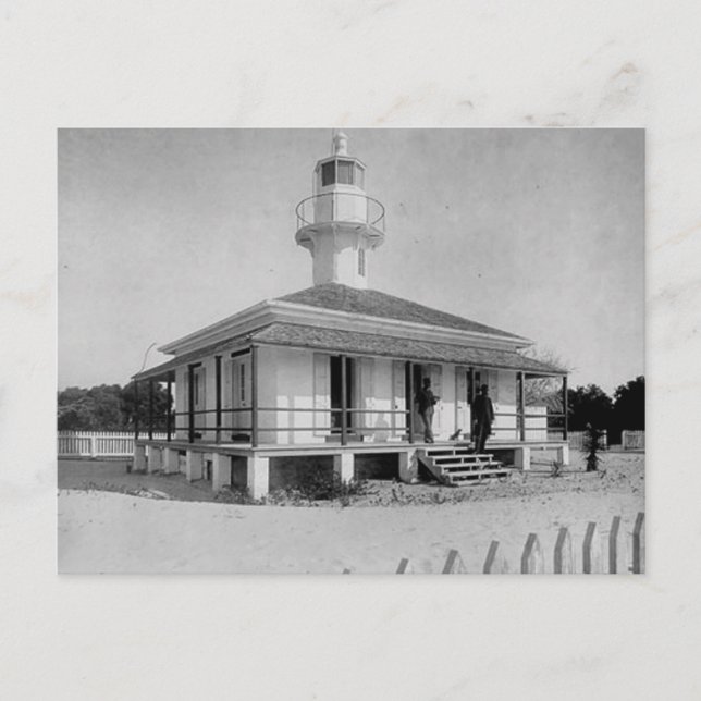 Cedar Key Lighthouse Postcard (Front)