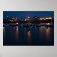 Cedar Key Waterfront at Night