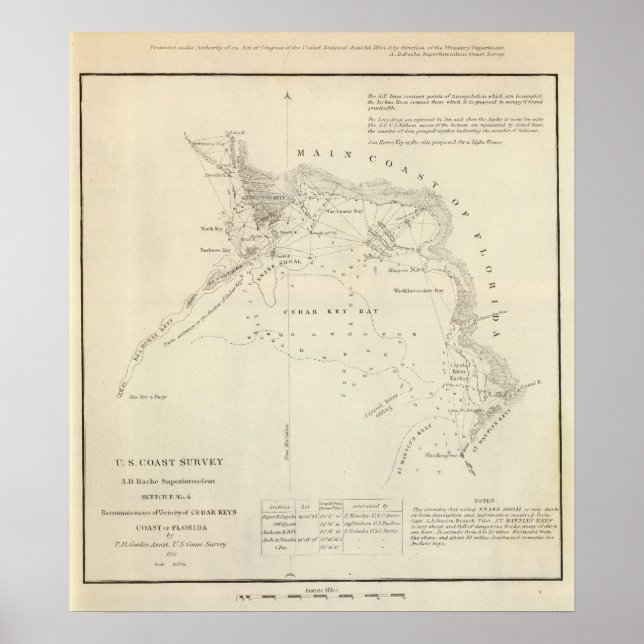 Cedar Keys, Fla Poster (Front)