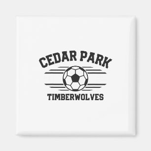 Cedar Park Timberwolves Soccer Ll 2025  Magnet