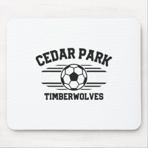 Cedar Park Timberwolves Soccer Ll 2025 Mouse Pad