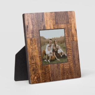 Cedar Planks rustic wood grain pattern Plaque