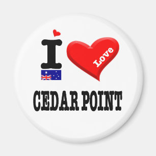 CEDAR POINT - I Love Magnet