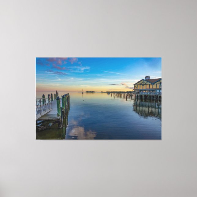 Cedar Point Sunset Canvas Print (Front)
