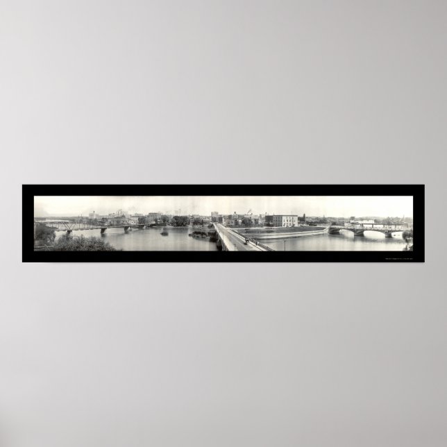 Cedar Rapids, IA Photo 1914 Poster (Front)