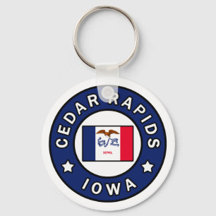 Cedar Rapids Iowa Key Ring