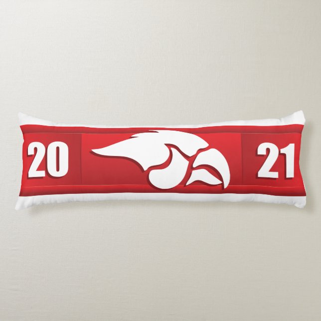 Cedar Springs Red Hawks #2 Body Cushion (Front)