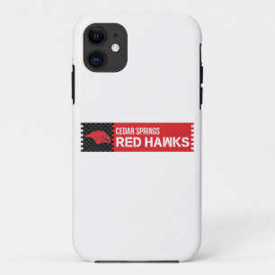 Cedar Springs Red Hawks Case-Mate iPhone Case
