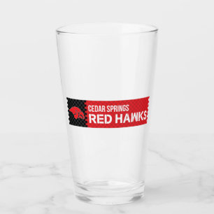 Cedar Springs Red Hawks Glass
