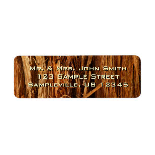 Cedar Textured Wooden Bark Look