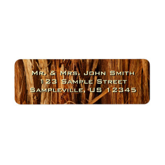 Cedar Textured Wooden Bark Look