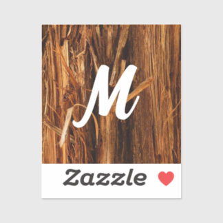 Cedar Textured Wooden Bark Look