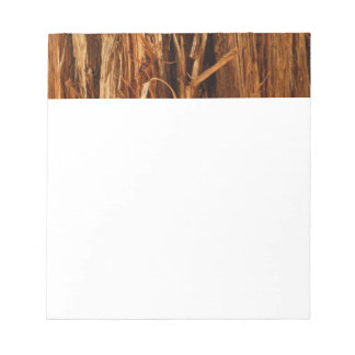 Cedar Textured Wooden Bark Look Notepad
