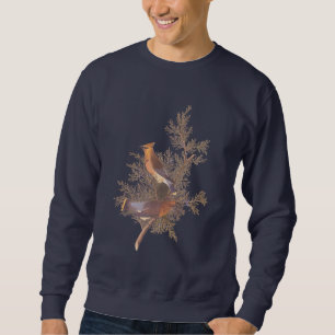 Cedar Waxwing Bird Sweatshirt
