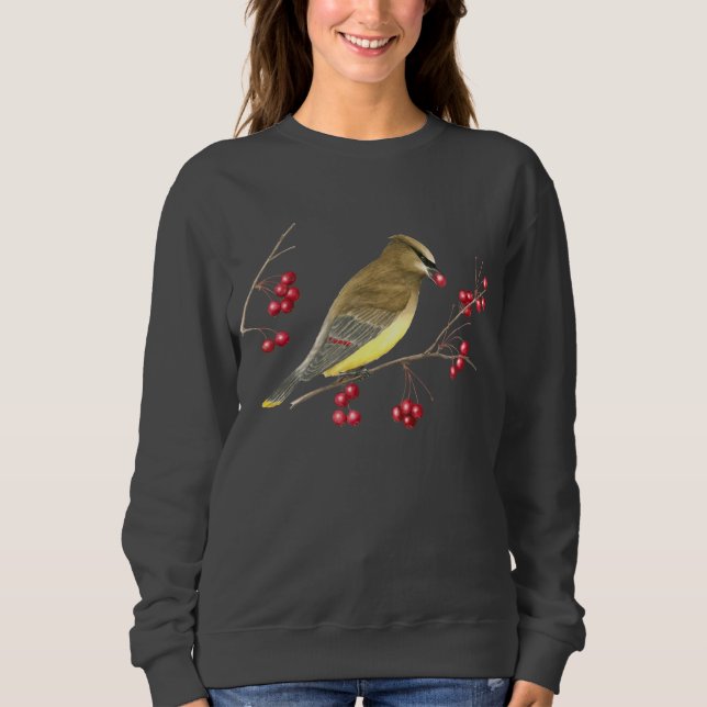 Cedar Waxwing Sweatshirt (Front)
