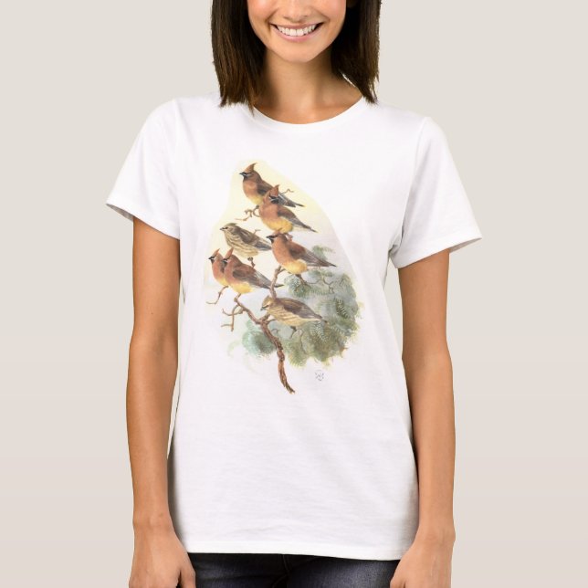 cedar waxwing T-Shirt (Front)