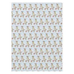 Cedar Waxwing Tablecloth
