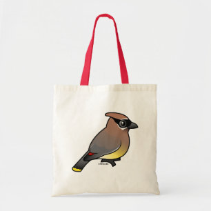 Cedar Waxwing Tote Bag