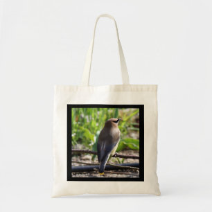 Cedar Waxwing Tote Bag