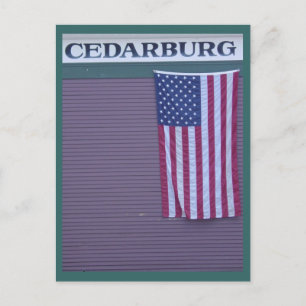 Cedarburg Flag Postcard