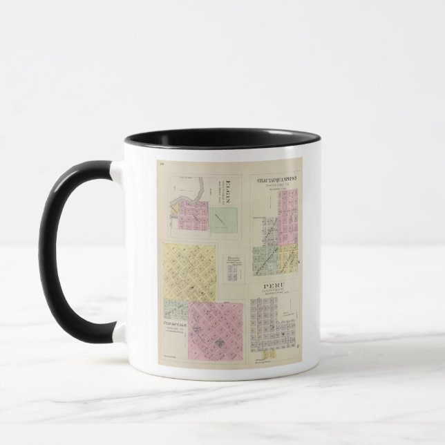 Cedarvale, Elgin, Chautauqua Springs, Kansas Mug (Left)