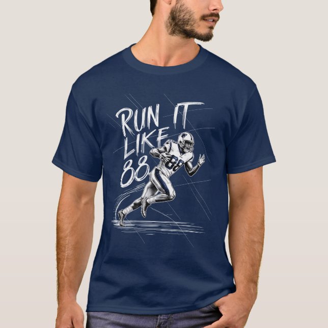 CeeDee Lamb “Run It Like 88”– Legacy Wide Receiver T-Shirt (Front)