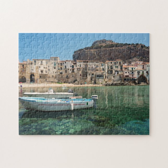 Cefalu town in Sicily Jigsaw Puzzle (Horizontal)