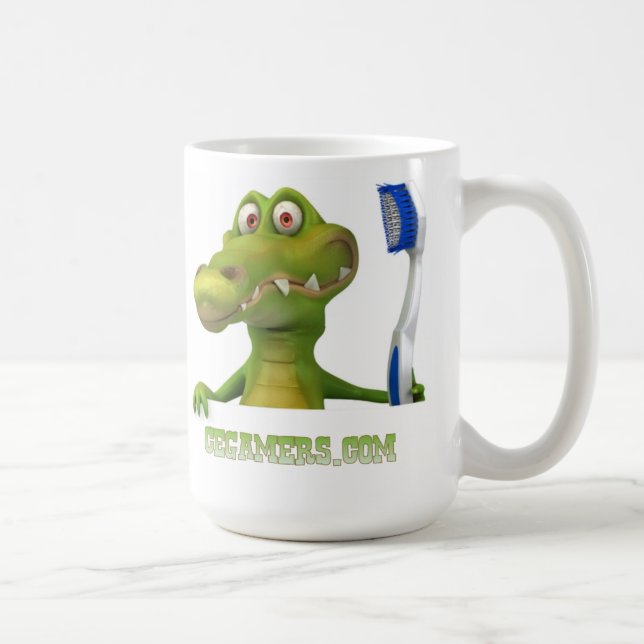 Ceggy Toothbrush Coffee Mug (Right)