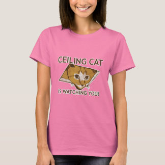Ceiling Cat is watching you! T-Shirt