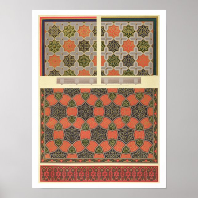 Ceiling decoration from the house of Beyt El-Tchel (Front)