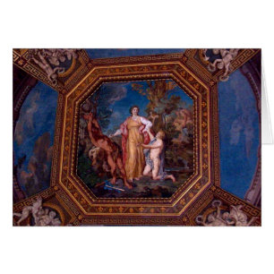 Ceiling in the Vatican in Rome, Italy