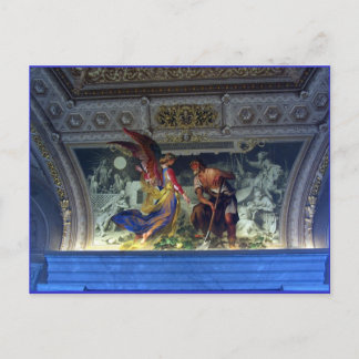 Ceiling in the Vatican Museum in Rome Postcard