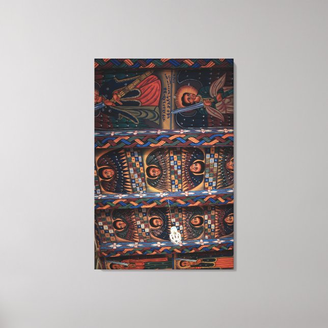 Ceiling Of Angels, Abba Pantaleon Monastery Canvas Print (Front)