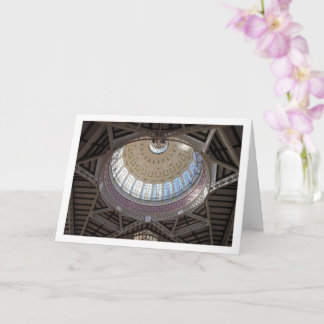 Ceiling of the Mercado Central, Valencia, España Card