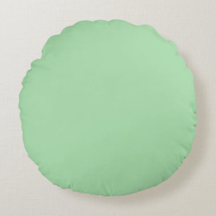 Celadon Colour Background Light Green Pastel Jade Round Cushion