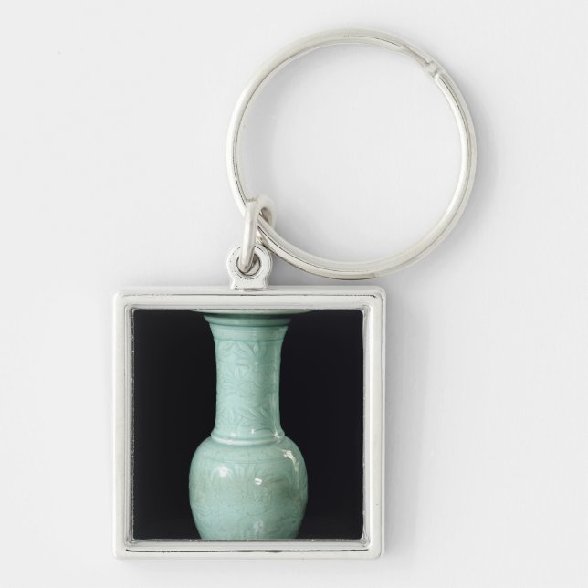 Celadon glazed vase, Yuan Dynasty Key Ring (Front)