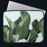 Celadon Palms Laptop Sleeve<br><div class="desc">Celadon Palms II by Emma Scarvey. Features deeply coloured tropical foliage against a pastel background.</div>