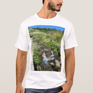 celand Mountain River Nature Photography T-Shirt