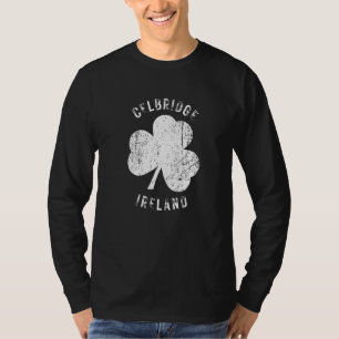 Celbridge Ireland Vintage Shamrock Distressed Look T-Shirt