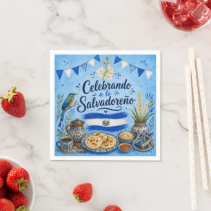 Celebrando a lo Salvadoreño El Salvador Napkin