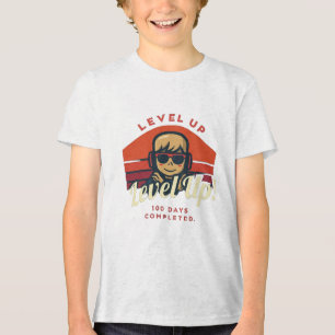 Celebrate 100 Days of School: Fun & Unique T-Shirt Tri-Blend Shirt