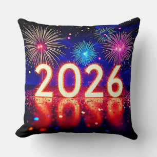 Celebrate 2026: Bright Future Spark Design Cushion