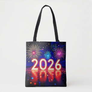 Celebrate 2026: Bright Future Spark Design  Tote Bag