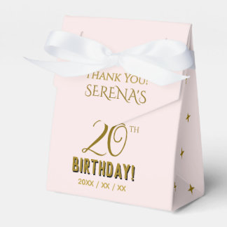 Celebrate 20 favour box